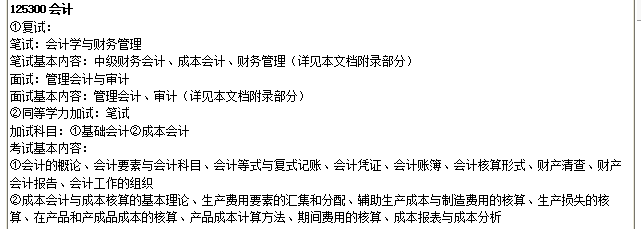 2020MPAcc復(fù)試科目 | 遼寧大學(xué)2020MPAcc會計碩士復(fù)試科目